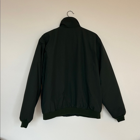 Vintage L.L. Bean Dark Green Mens Warm-Up Jacket, Fleece Lined Large Regular - Picture 8 of 11